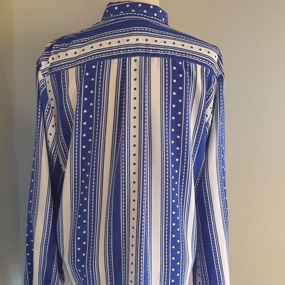 Vintage Simon Chang button down shirt Size 12 - Picture 8 of 10